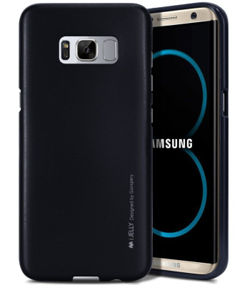 Силиконови гърбове Силиконови гърбове за Samsung Силиконов гръб ТПУ MERCURY iJelly Metal Case за Samsung Galaxy S8 G950 черен